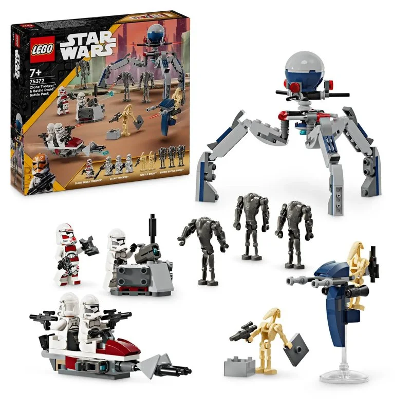Star Wars™ 75372 Pack de combat du soldat clone et du droïde de combat