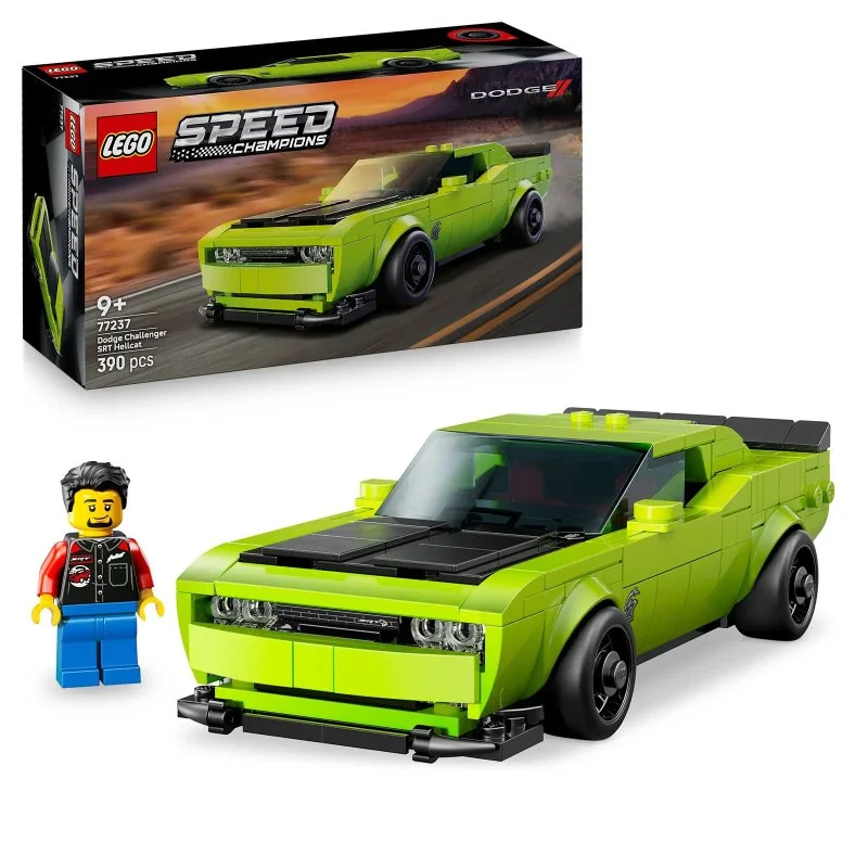 Speed Champions 77237 Voiture de sport Dodge Challenger SRT Hellcat