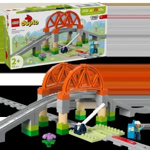 LEGO® DUPLO® 10426 Pont ferroviaire et rails – ensemble d’extension