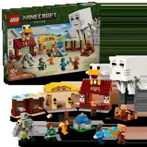 LEGO® Minecraft® 21273 Ballon en forme de Ghast et attaque du village