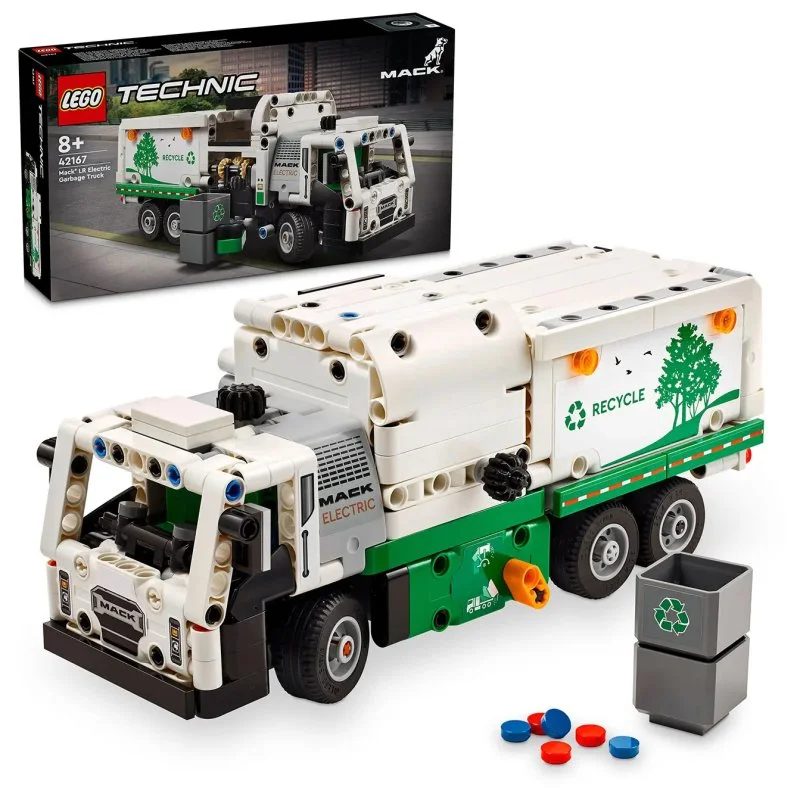 Technic 42167 Camion poubelle Mack® LR Electric
