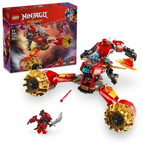 NINJAGO® 71830 Le cavalier des tempêtes et le robot de Kai