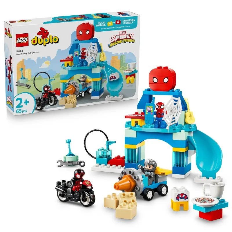 DUPLO® 10464 L’équipe de Spidey et le QG-araignée