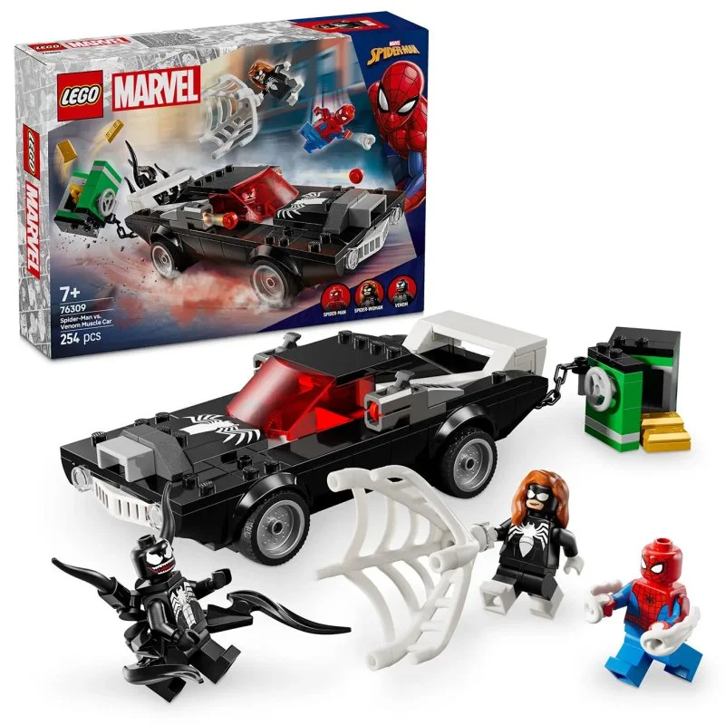 Marvel 76309 Spider-Man contre la puissante voiture de sport de Venom