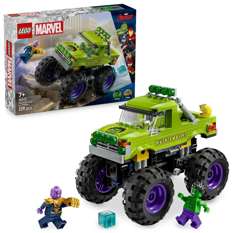 Marvel 76312 Le camion de Hulk contre Thanos