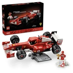 LEGO® Icons 11375 Ferrari F2004 et Michael Schumacher