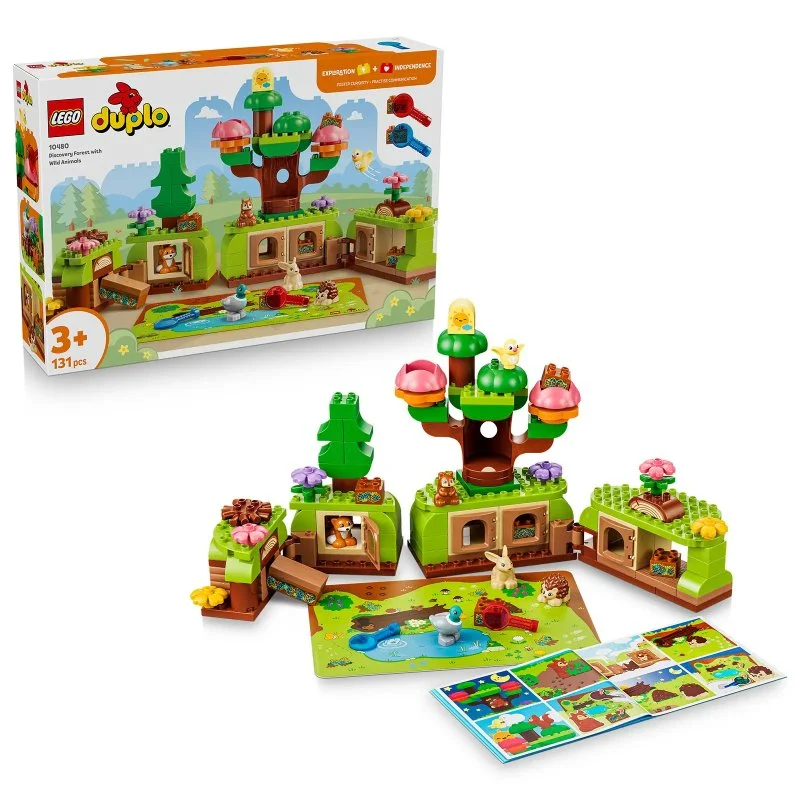 DUPLO® 10480 La forêt pleine de découvertes et de petits animaux sauvages