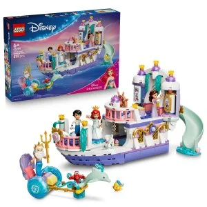 LEGO® │ Disney 43299 Le bateau d'Ariel et le mariage royal