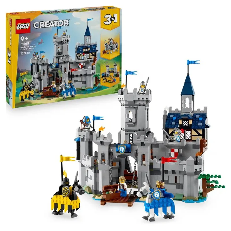 Creator 3-en-1 31168 Château médiéval et chevaliers à cheval