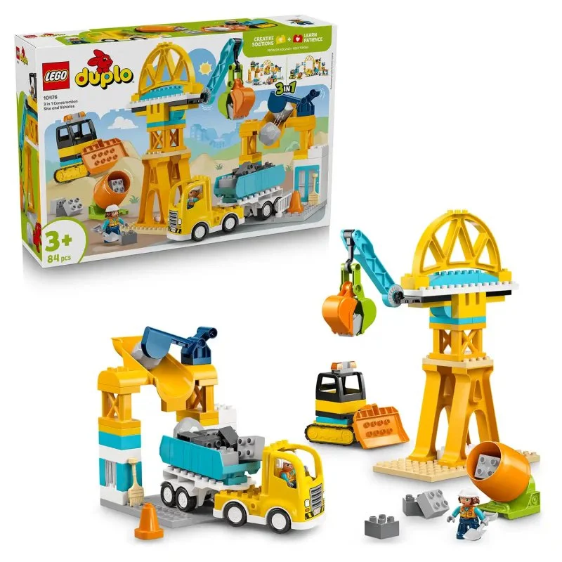 DUPLO® 10476 Chantier et véhicules 3-en-1