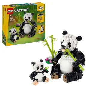 LEGO® Creator 3 en 1 31165 Animaux sauvages : Famille de pandas