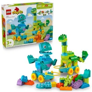 LEGO® DUPLO® 10451 3 en 1 : Dinosaures à roulettes