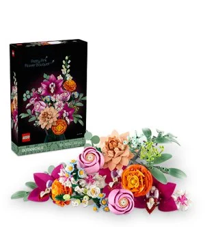 LEGO® Botanicals 10342 Beau bouquet de fleurs roses