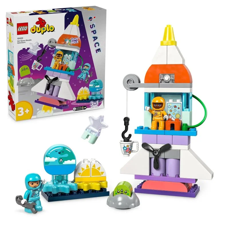 DUPLO® 10422 Aventure spatiale avec navette spatiale 3-en-1