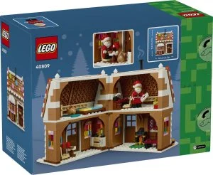 LEGO® 40809 Maison en pain d’épices de Noël, cadeau de Noël pour enfants