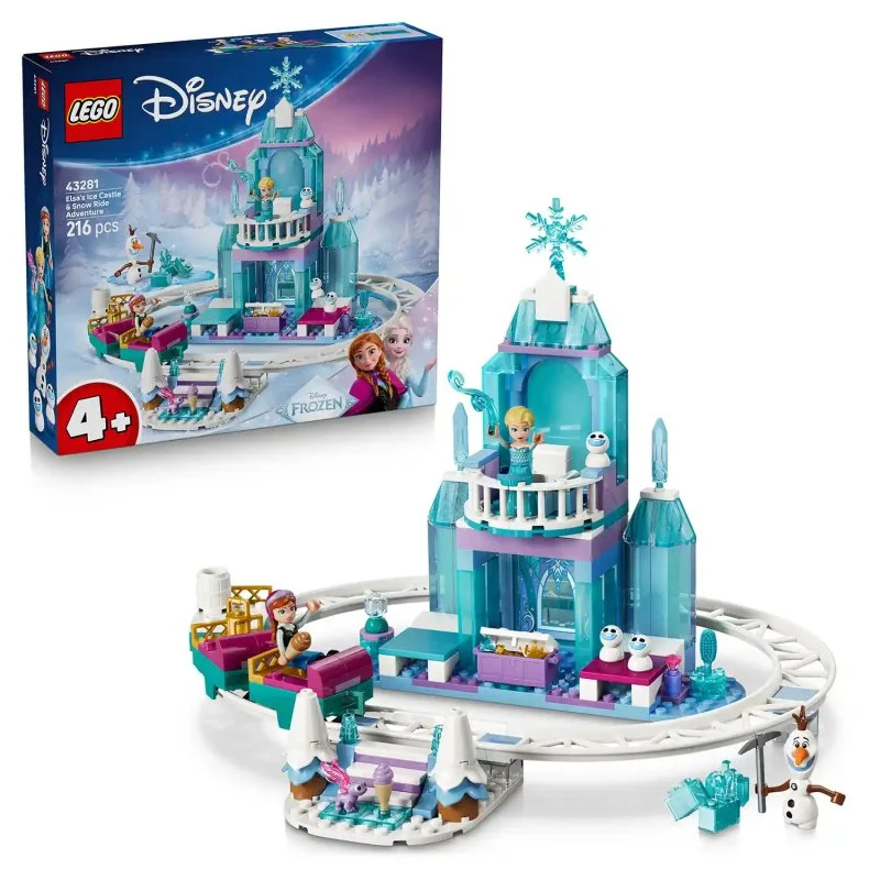 Disney Princess 43281 Le palais de glace d’Elsa et l’aventure sur la neige