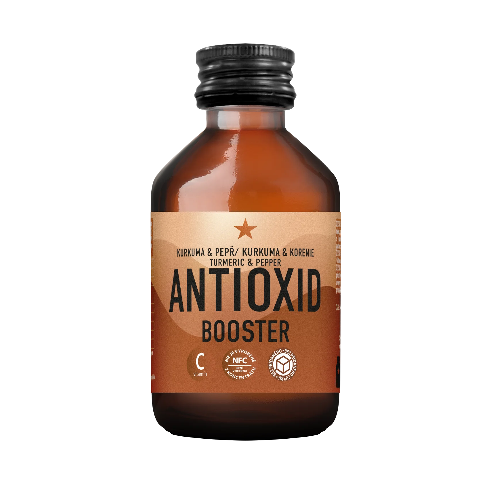 LEROS Healthy booster Curcuma & Poivre Antioxid shot (100 ml) - pour purifier l’organisme