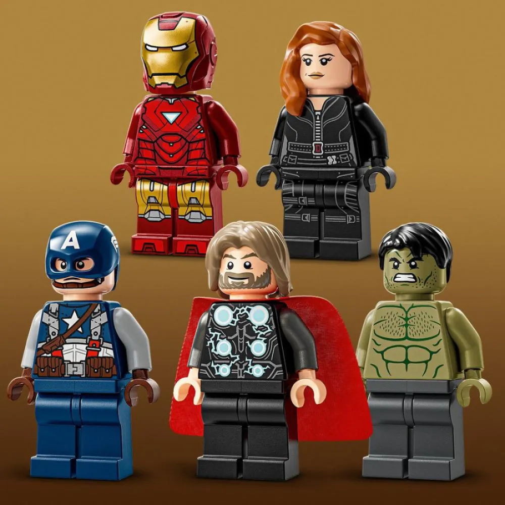 Marvel 76313 Logo MARVEL et minifigurines