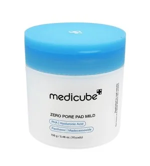 Medicube Zero Pore Pad Mild disques exfoliants visage pour peaux sensibles 70 pièces