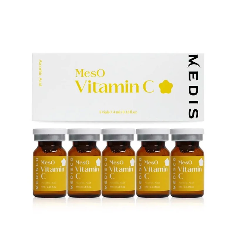 Meso Sérum à la vitamine C pour système de mésothérapie à micro-aiguilles 5 x 5 x 4 ml