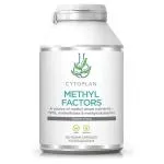 Cytoplan METHYL FACTORS - B1 Betaine B2 B6 Acide folique (L-Methylfolate) Vitamine B12 et Zinc, 60 gélules
