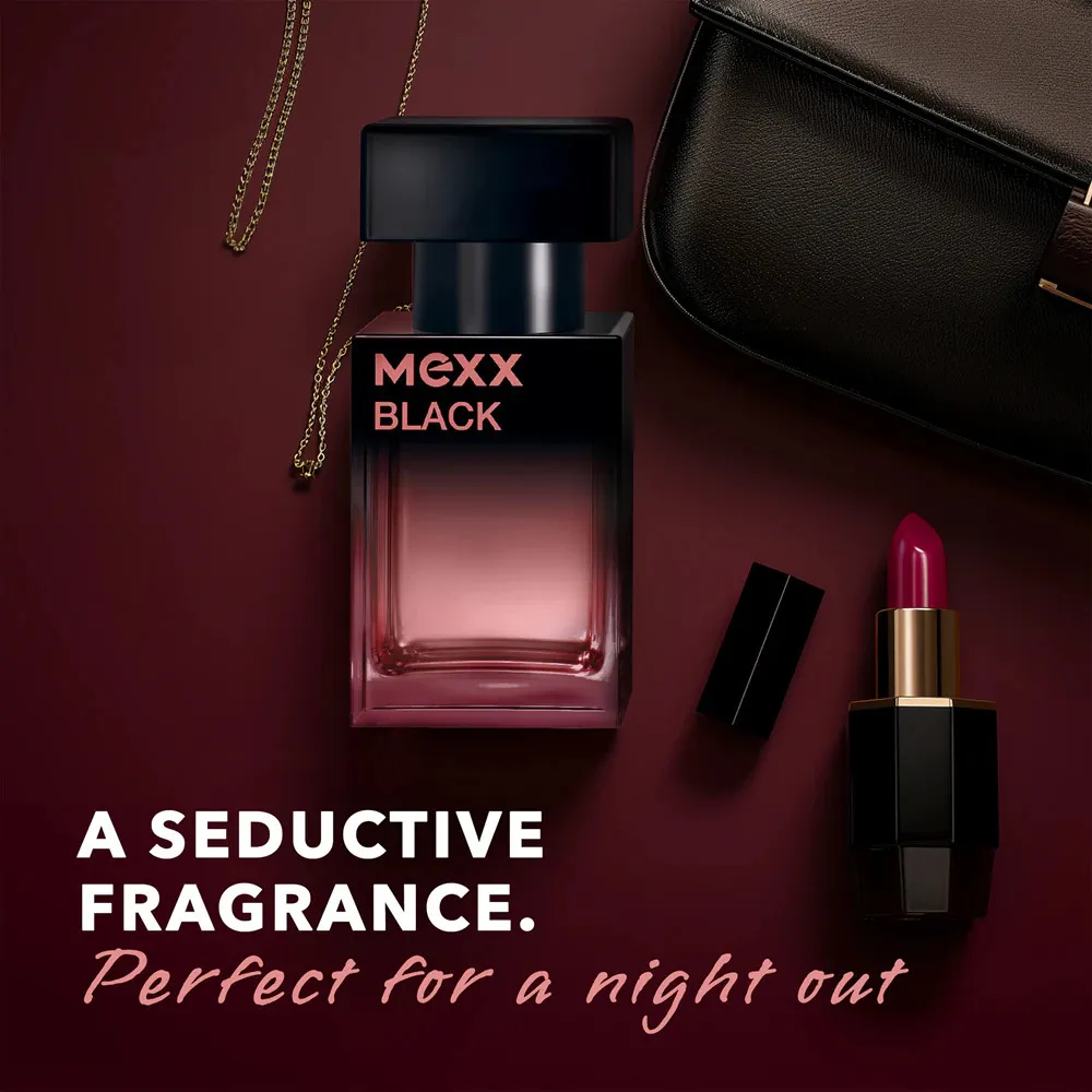 Eau de toilette Mexx Black For Her pour femmes 30 ml