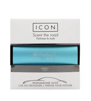 Millefiori Icon Classic Nero parfum pour voiture bleu clair