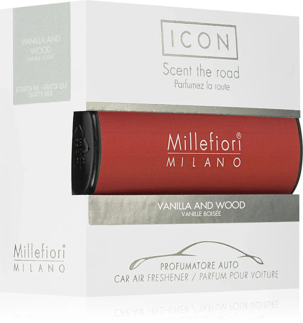 Icon Classic Vanilla and Wood parfum pour voiture Millefiori Icon Classic Vanilla and Wood vůně do auta