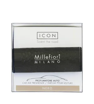 Millefiori Icon Metal Nero parfum de voiture