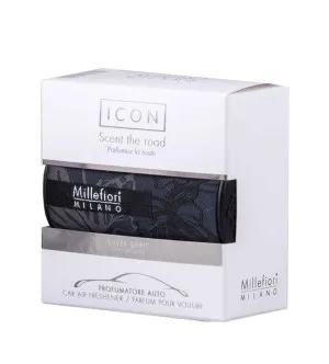 Millefiori Icon Textil Floral Silver Spirit parfum pour voiture