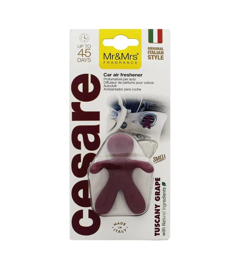 Cesare Tuscany Grape désodorisant pour voiture violet