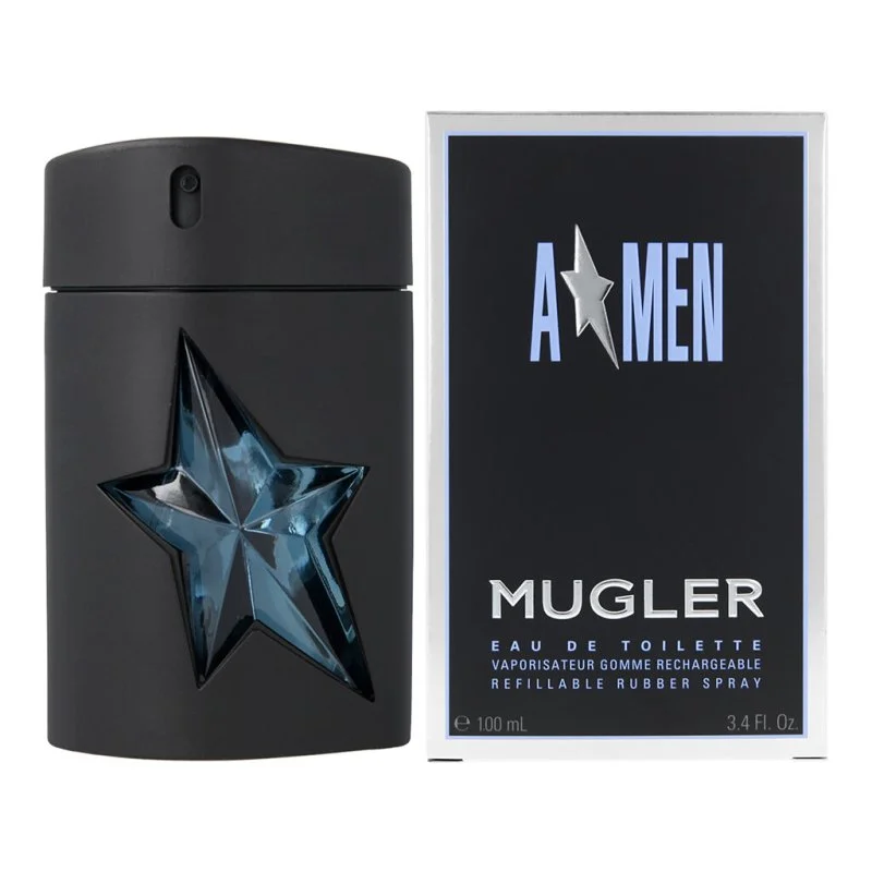 A*Men Rubber Flask eau de toilette rechargeable pour homme 100 ml