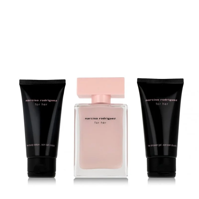 For Her Eau de Parfum pour femme 50 ml + Gel Douche 50 ml + Lait pour le Corps