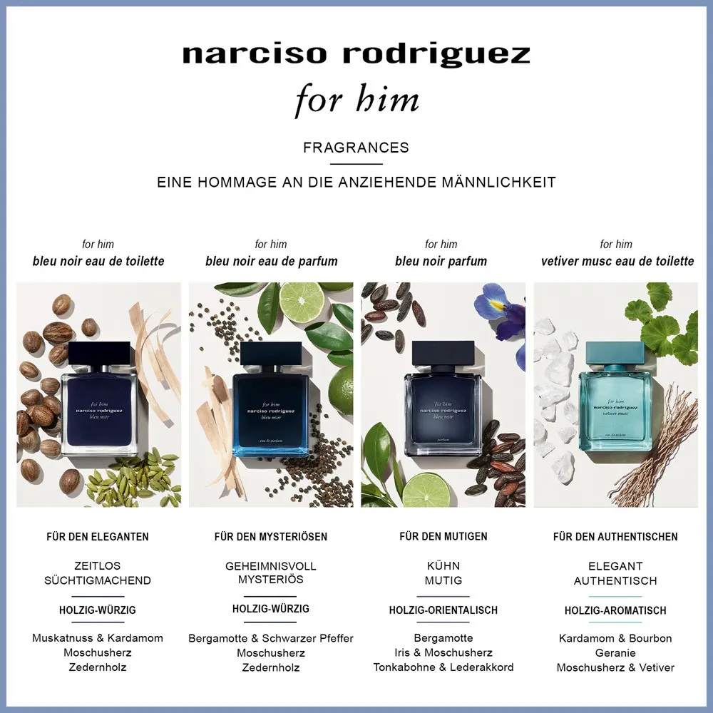 For Him Bleu Noir eau de parfum pour homme 100 ml