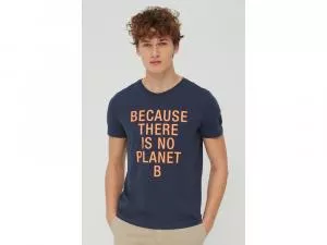 Ecoalf Natal Classic Because T-shirt Man Deep Navy