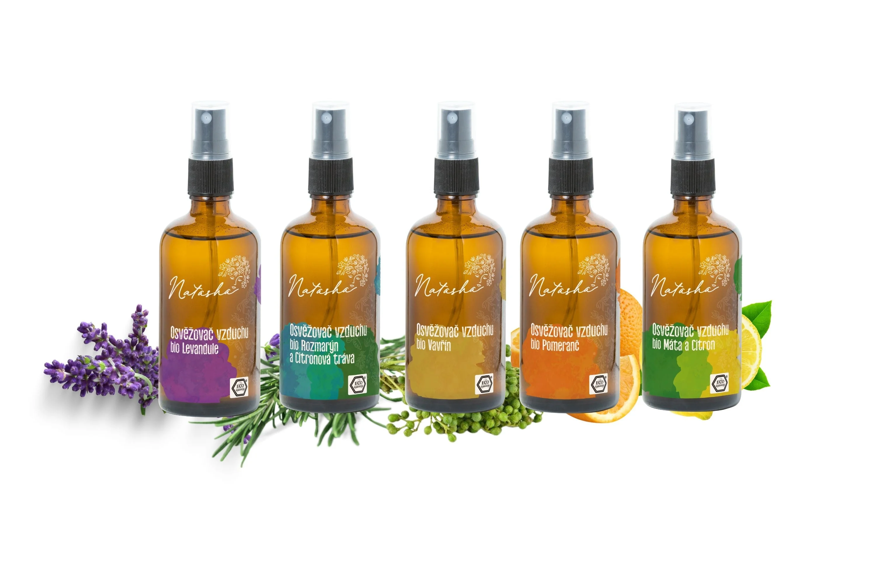 Natasha Spray d'ambiance - Menthe & Citron (100 ml) - apaise le stress et les tensions