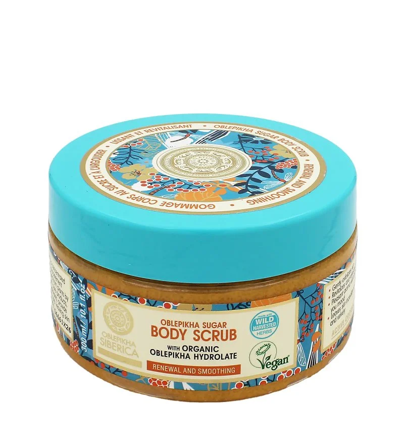 Oblepikha Siberica Renewal And Smoothing Body Scrub gommage corporel revitalisant naturel 300 g