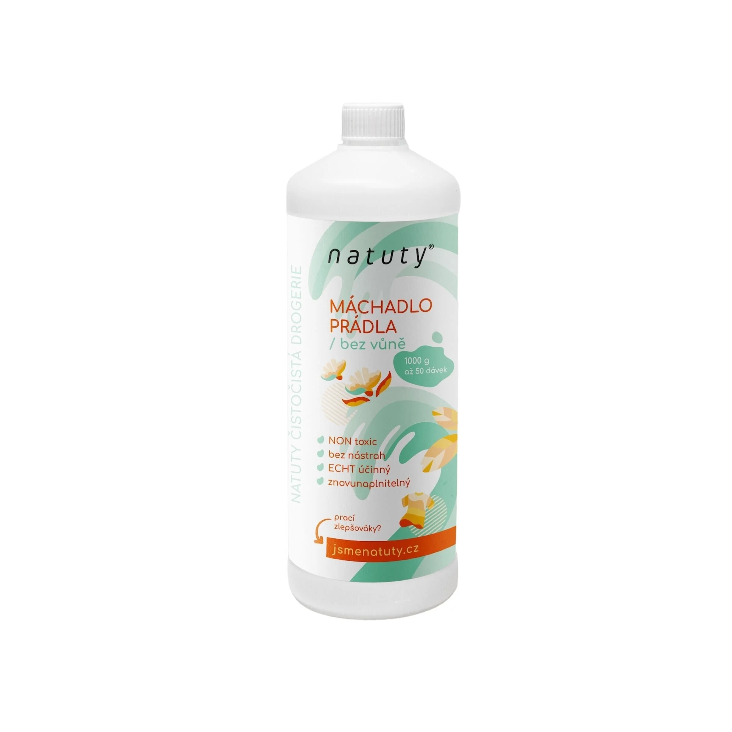 Natuty Rinçage du linge sans parfum 1,5 l