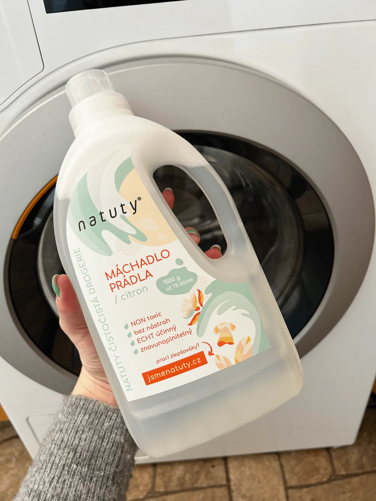 Natuty Rinçage du linge au parfum de citron 1 l