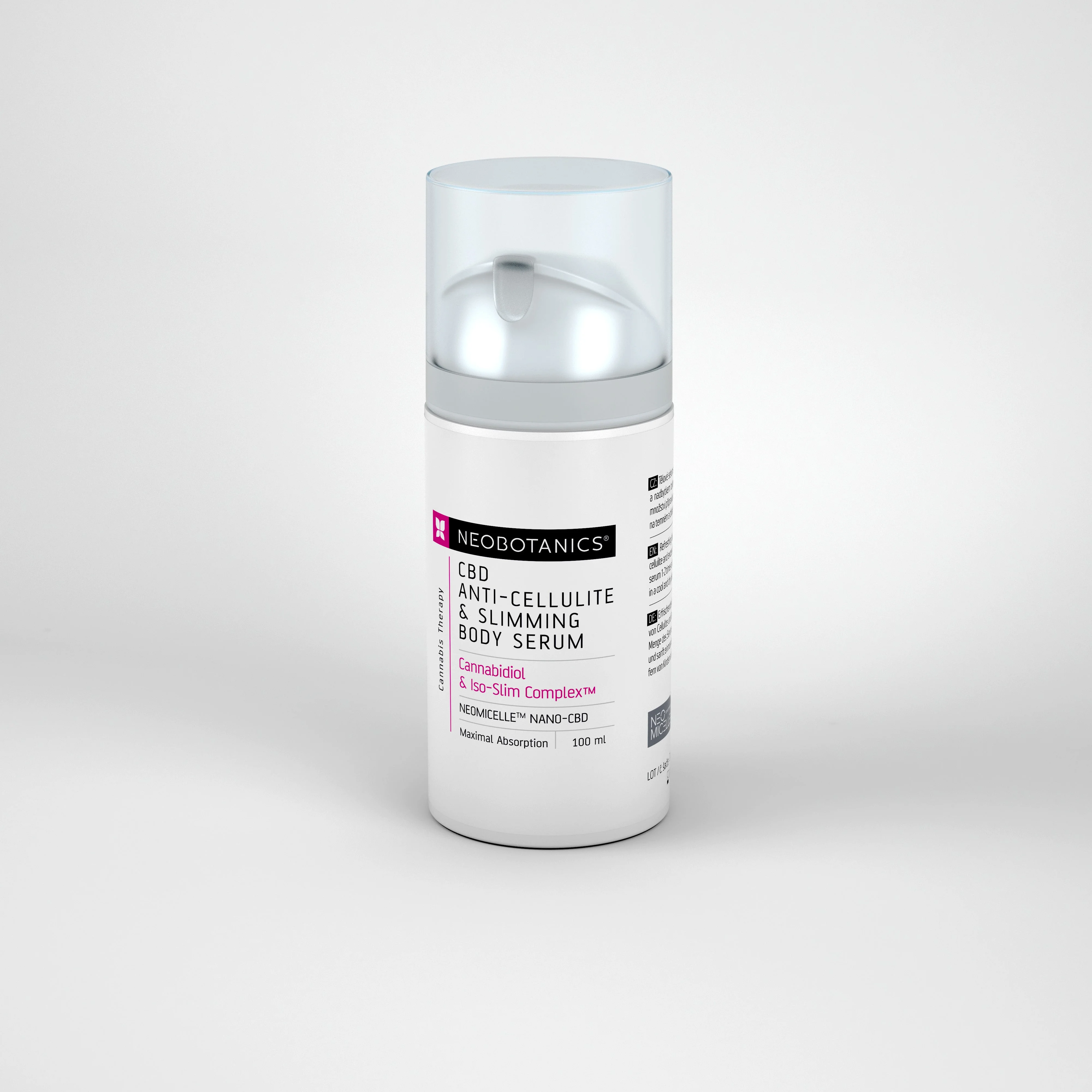 Neobotanics Gel anti-cellulite & minceur au chanvre (100 ml) - pour le soin des peaux sujettes à la cellulite