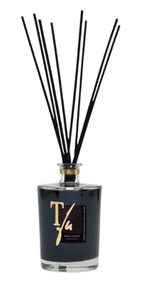 NERO DIVINO BÂTONNETS 500 ML PARFUM D’INTÉRIEUR - TFU (10 bâtonnets en bambou noir de 36 cm inclus)