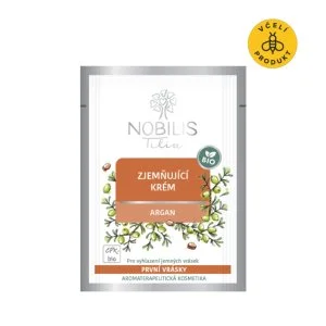 Nobilis Tilia Crème adoucissante Argan BIO 2 ml - échantillon - exp. 06/2026 - dose extra de vitalité