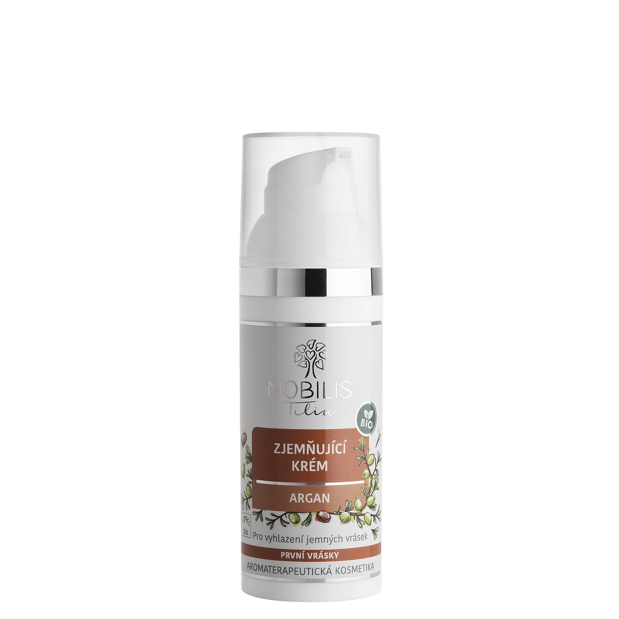Nobilis Tilia Crème adoucissante Argan BIO 2 ml - échantillon - exp. 06/2026 - dose extra de vitalité