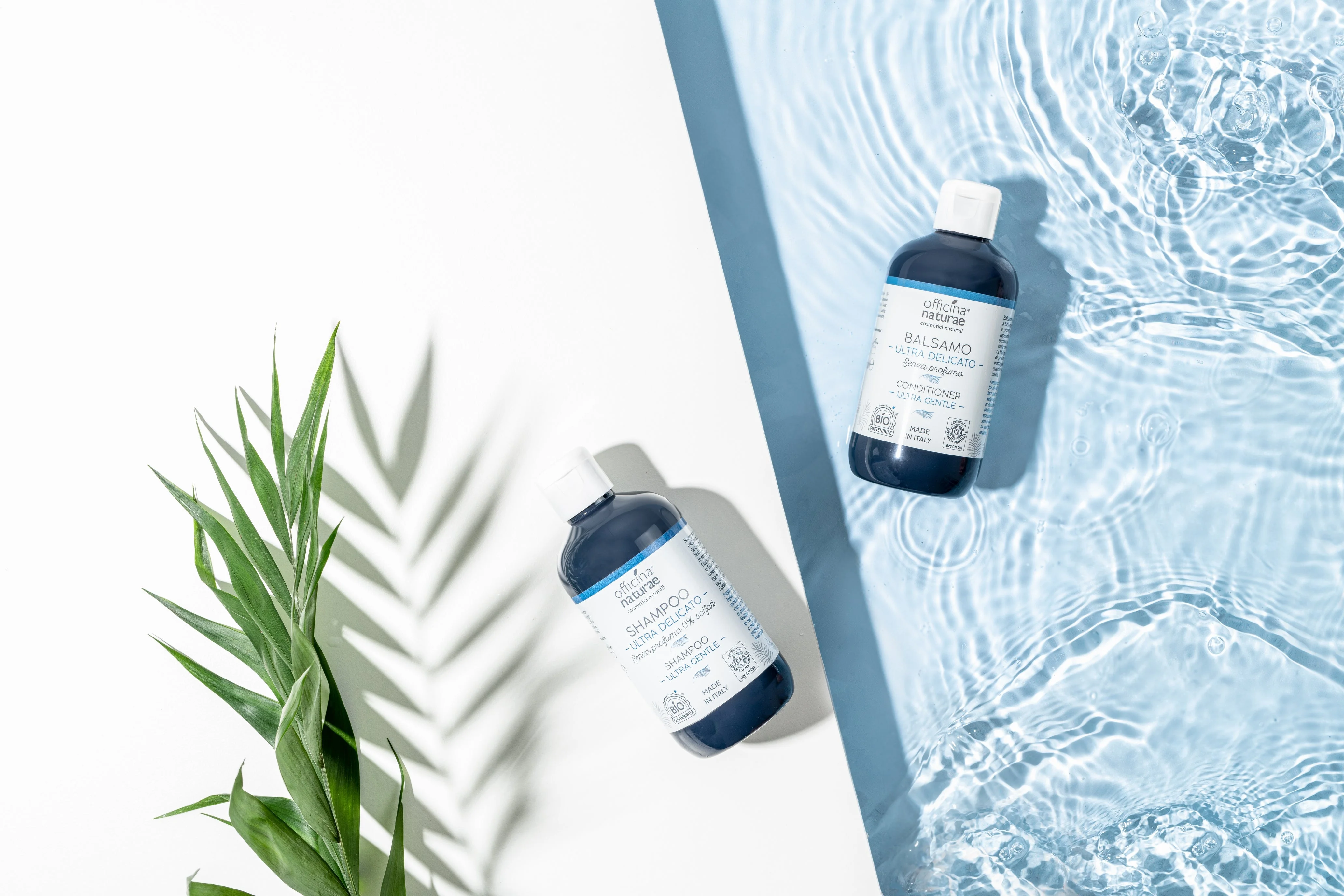 Officina Naturae Shampooing Ultra Delicato pour cuir chevelu très sensible (250 ml) - convient également aux personnes atteintes de sensibilité chimique multiple (MCS)
