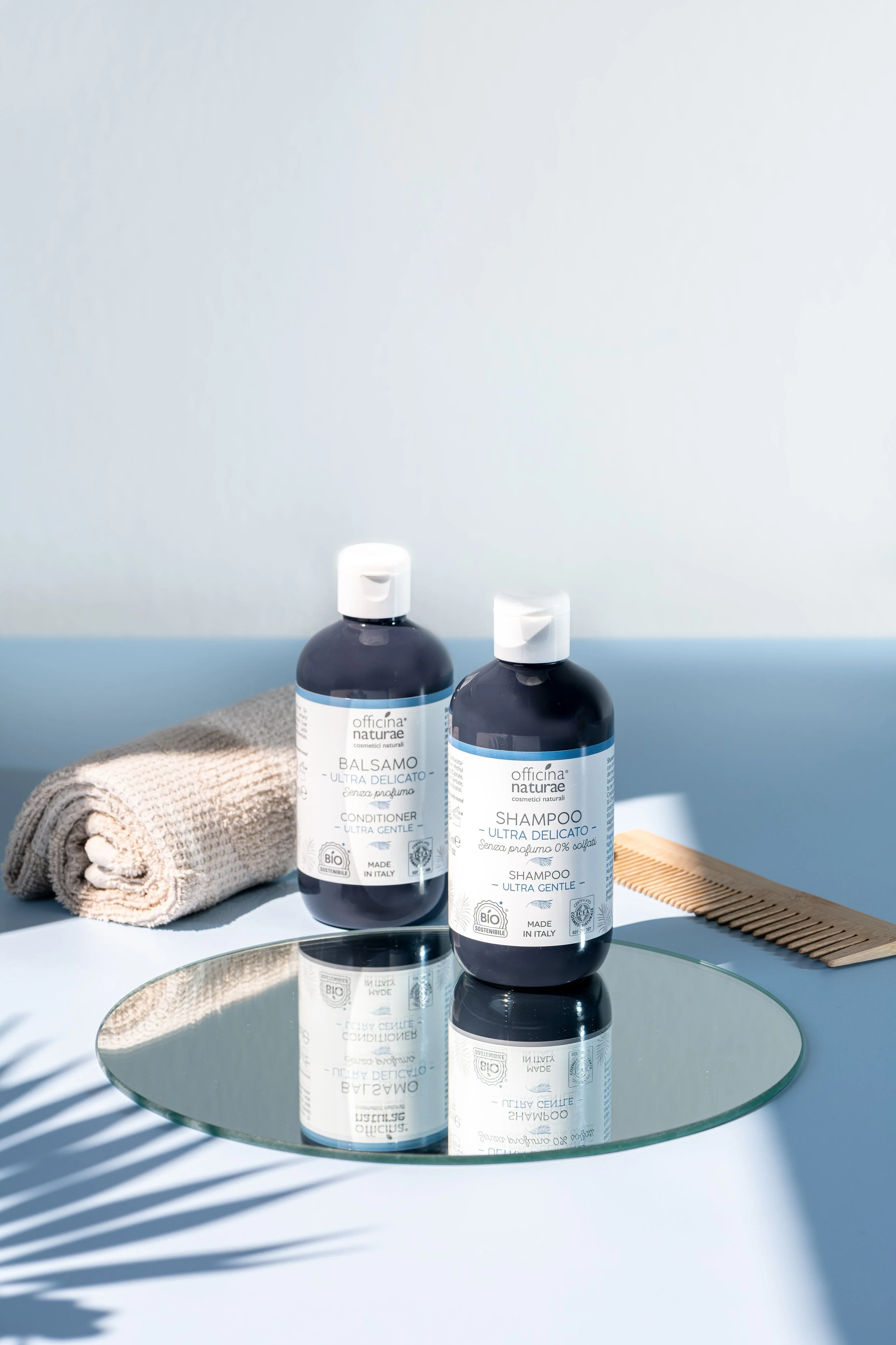 Officina Naturae Shampooing Ultra Delicato pour cuir chevelu très sensible (250 ml) - convient également aux personnes atteintes de sensibilité chimique multiple (MCS)