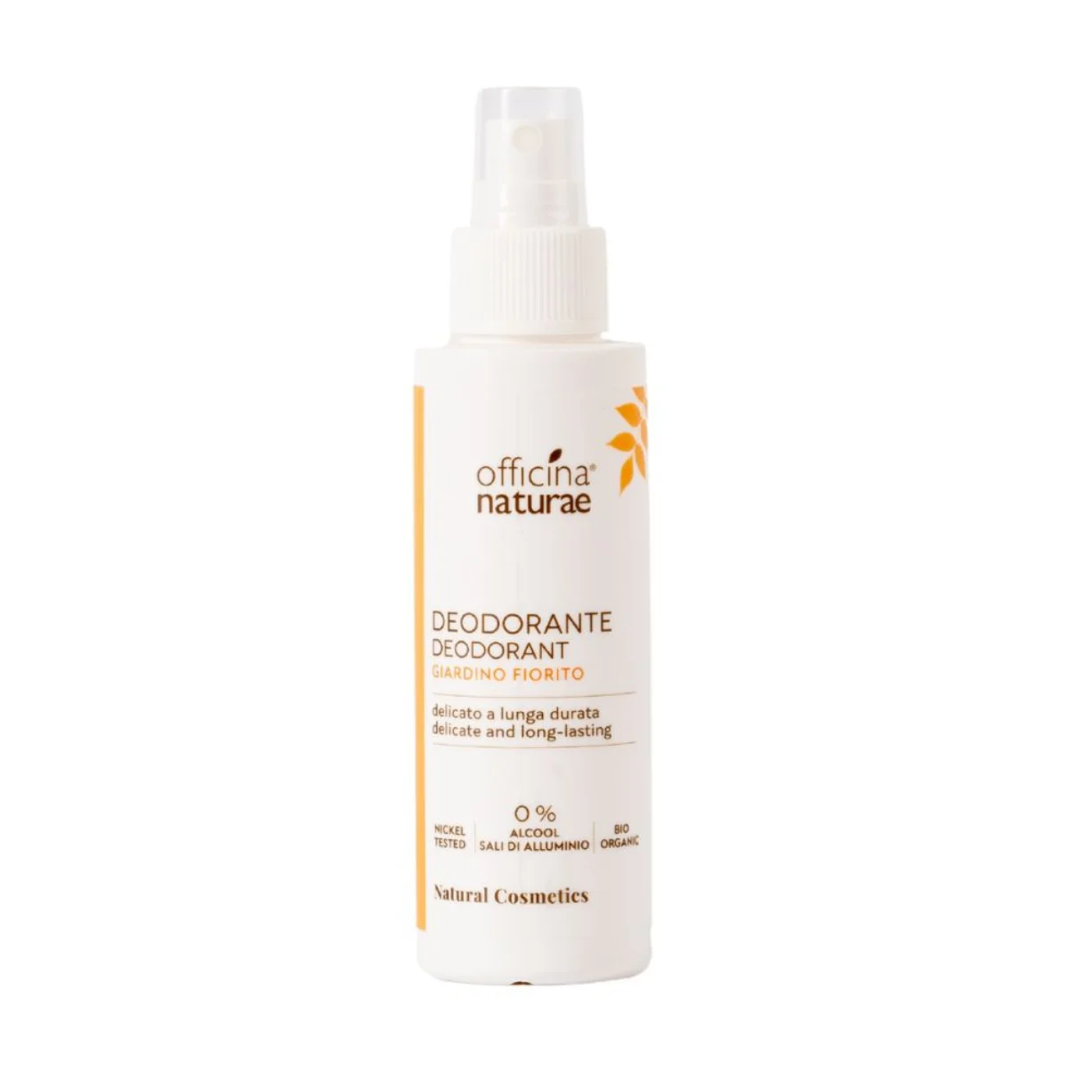 Officina Naturae Déodorant en spray - Garden in Bloom (100 ml) - neutralise les odeurs et laisse un parfum frais