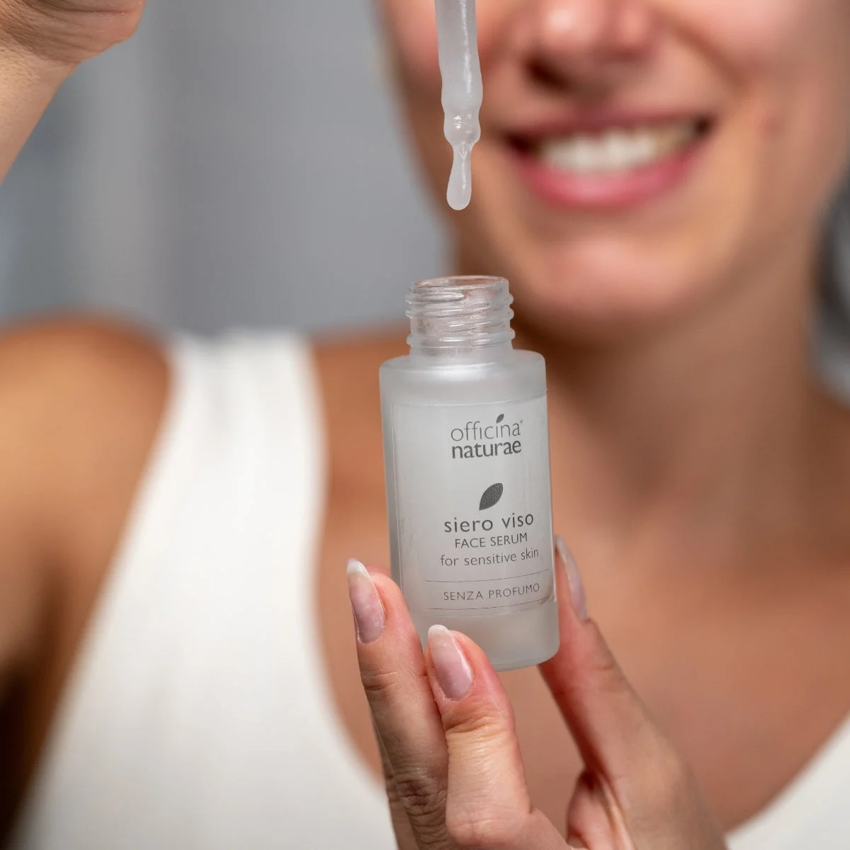 Officina Naturae Sérum visage pour peau sensible (30 ml) - apaise les peaux réactives