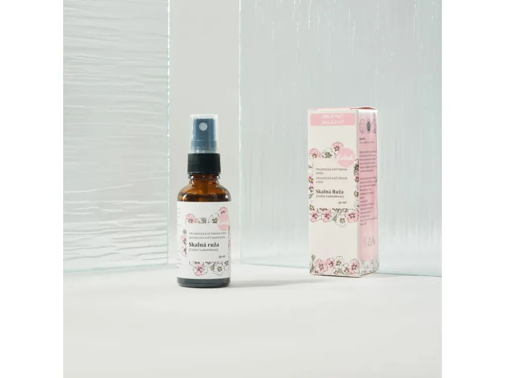 Kvitok Eau florale biologique - Rose calcaire (100ml)