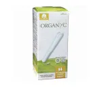 Organyc Tampons avec applicateur Regular (16 pcs) - 100% bio-coton, 2 gouttes