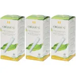 Organyc Tampons avec applicateur Regular (16 pcs) - 100% bio-coton, 2 gouttes